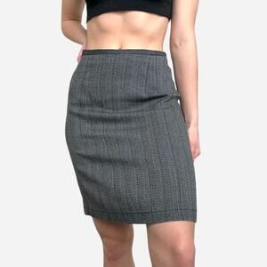 Grog tweed-looking high waisted pencil skirt 26" waist